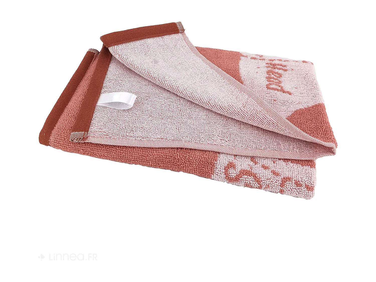 Lot de 2 torchons de cuisine pur coton 50x50 cm GRILLUXE rose