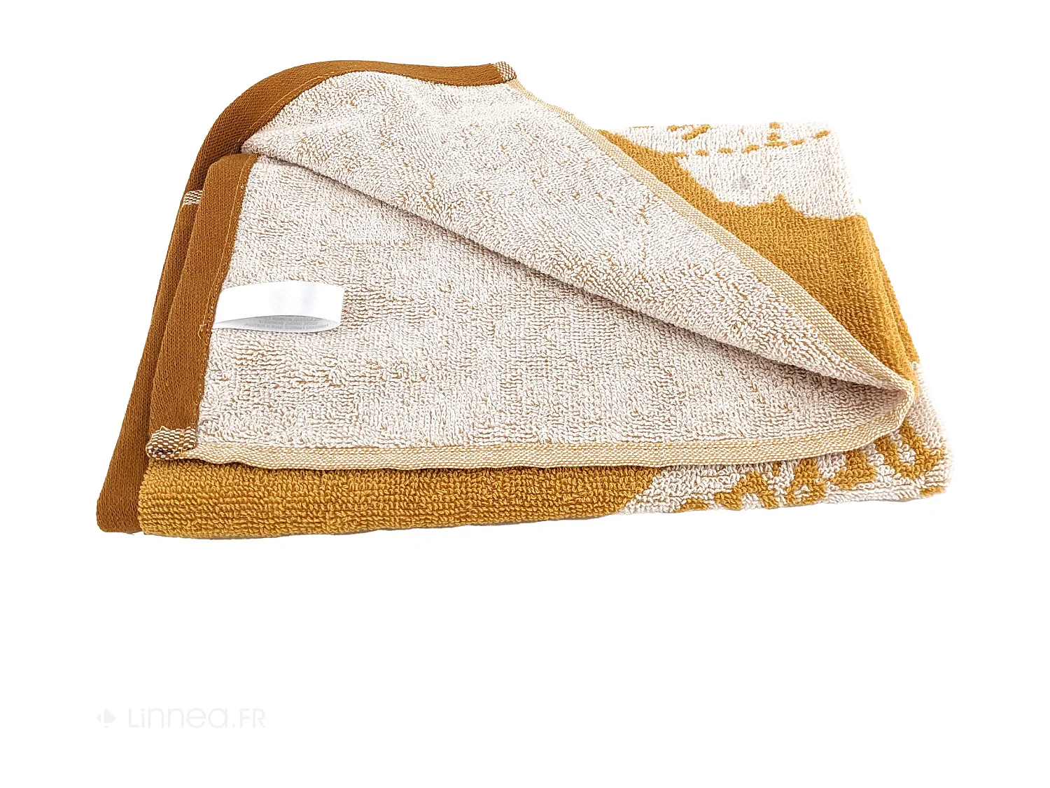 Lot de 2 torchons de cuisine pur coton 50x50 cm GRILLUXE jaune