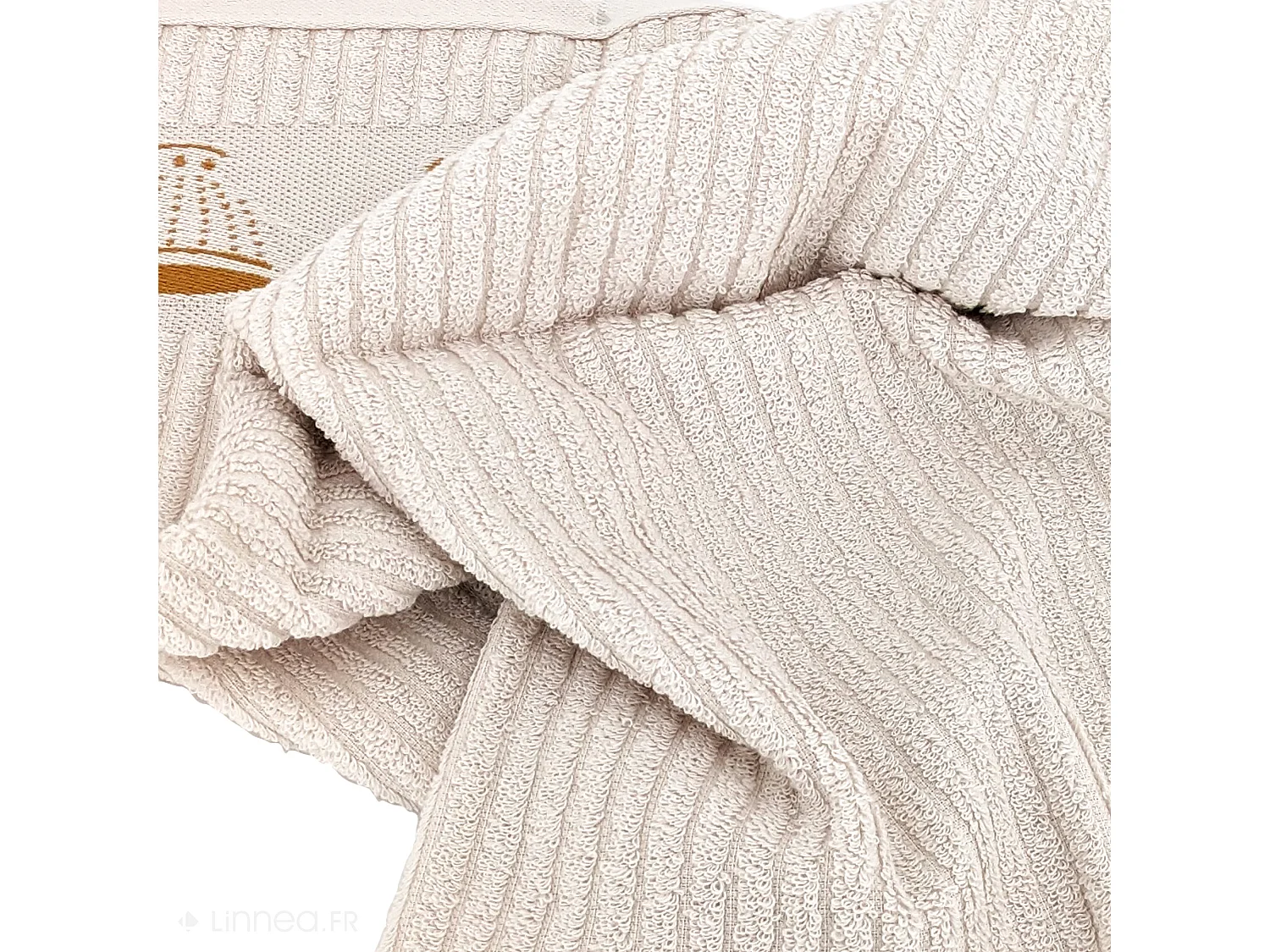 Lot de 2 torchons de cuisine pur coton 50x50 cm DELICARA jaune