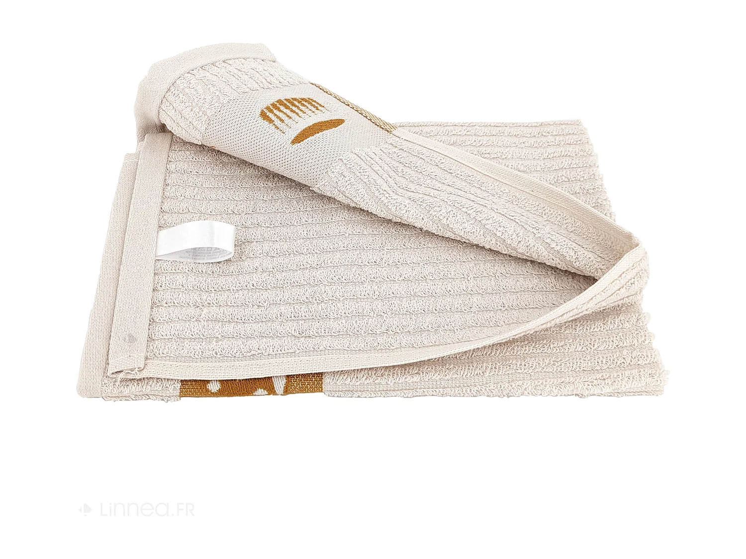 Lot de 2 torchons de cuisine pur coton 50x50 cm DELICARA jaune