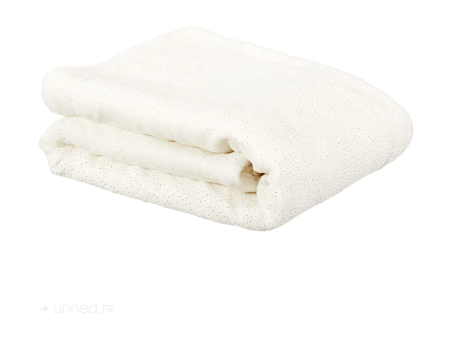 Peluche licorne blanche 20cm avec plaid 75x100 cm collection LITTLE CANDY blanc