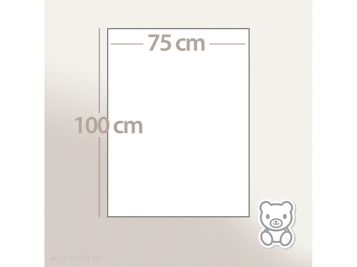 Peluche licorne blanche 20cm avec plaid 75x100 cm collection LITTLE CANDY blanc