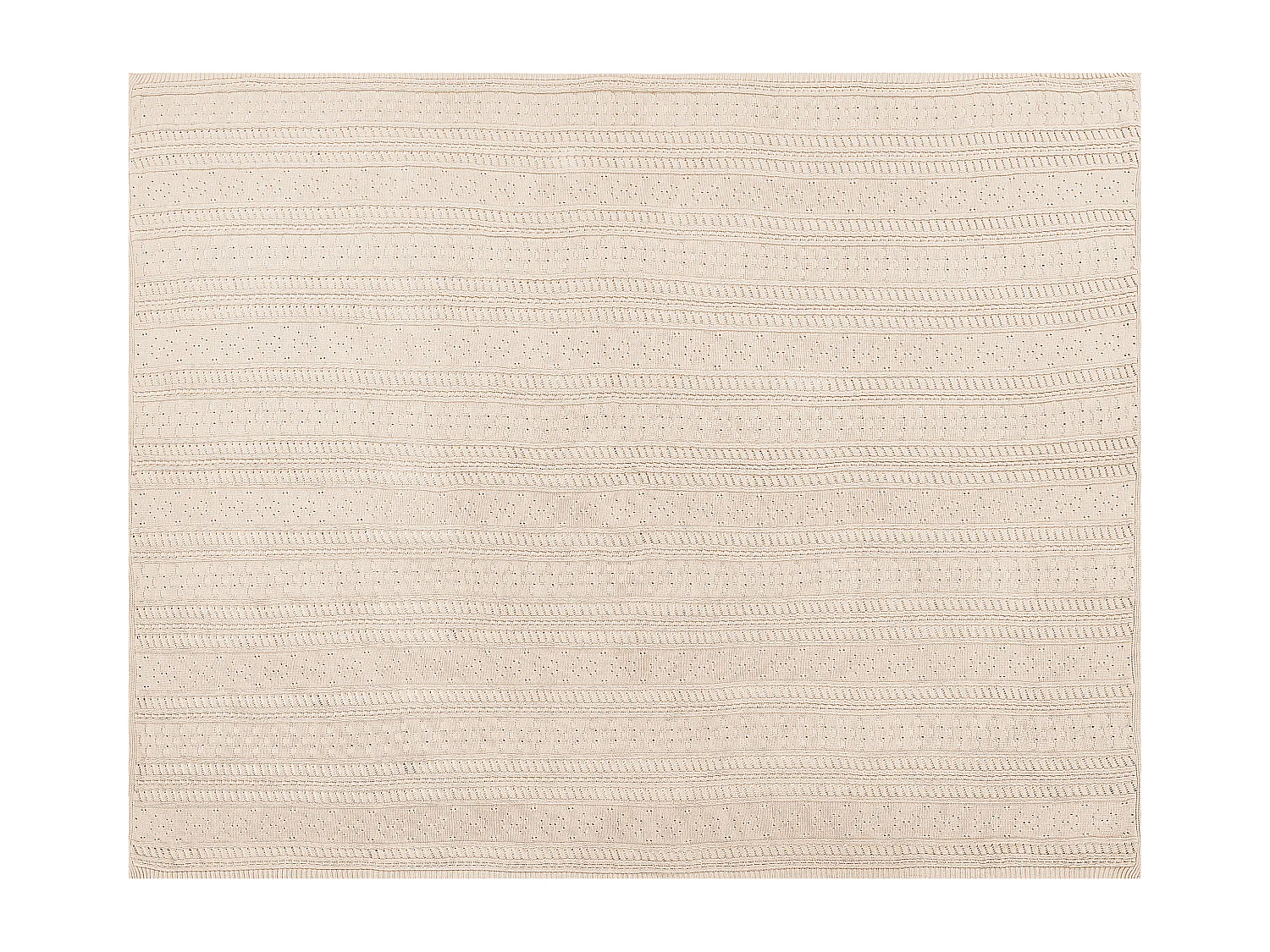 Sprei DAULET Katoen 150 x 200 cm Lichtbeige