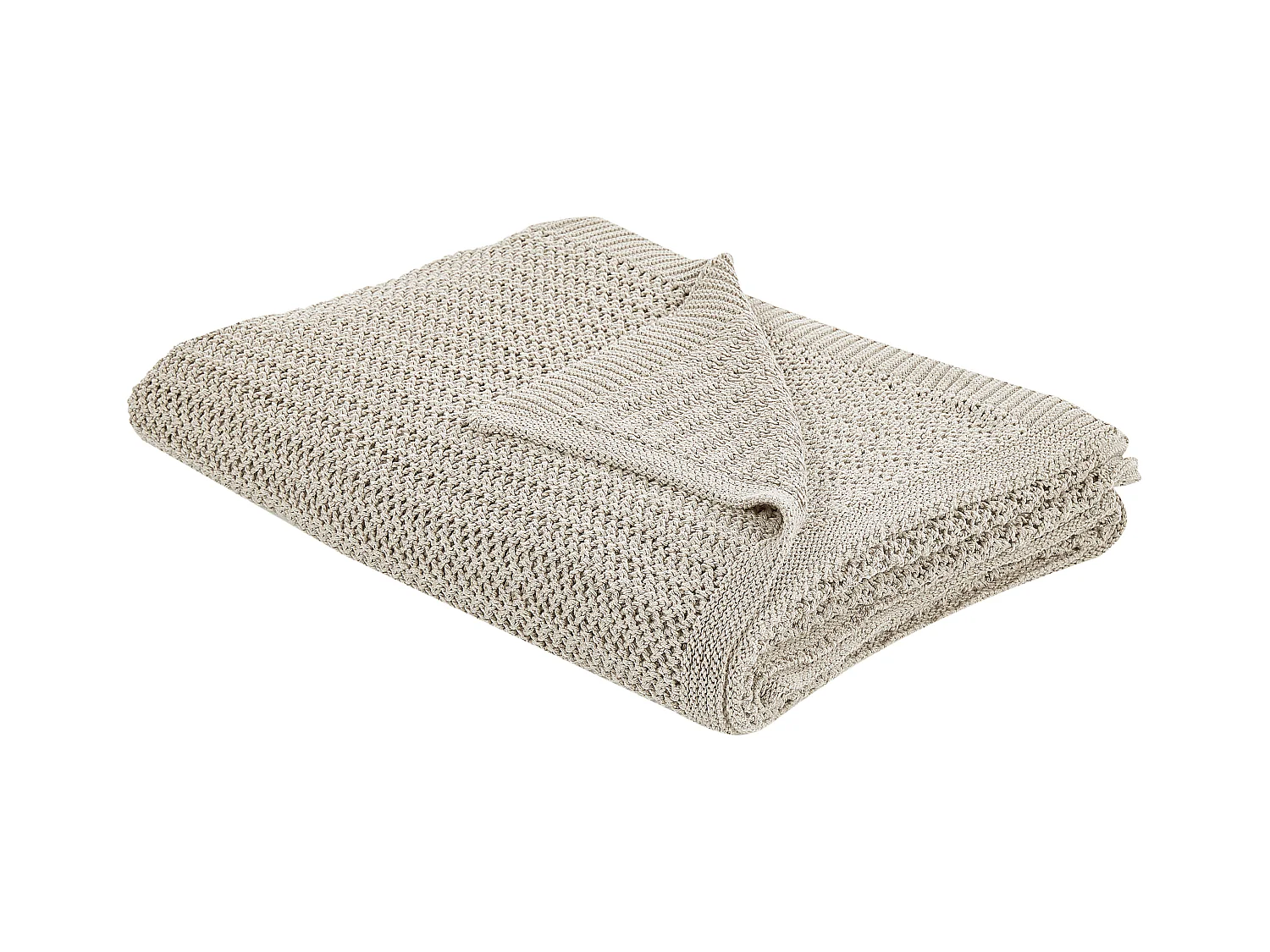 Couvre-lits ILEN Coton 150 x 200 cm Beige clair