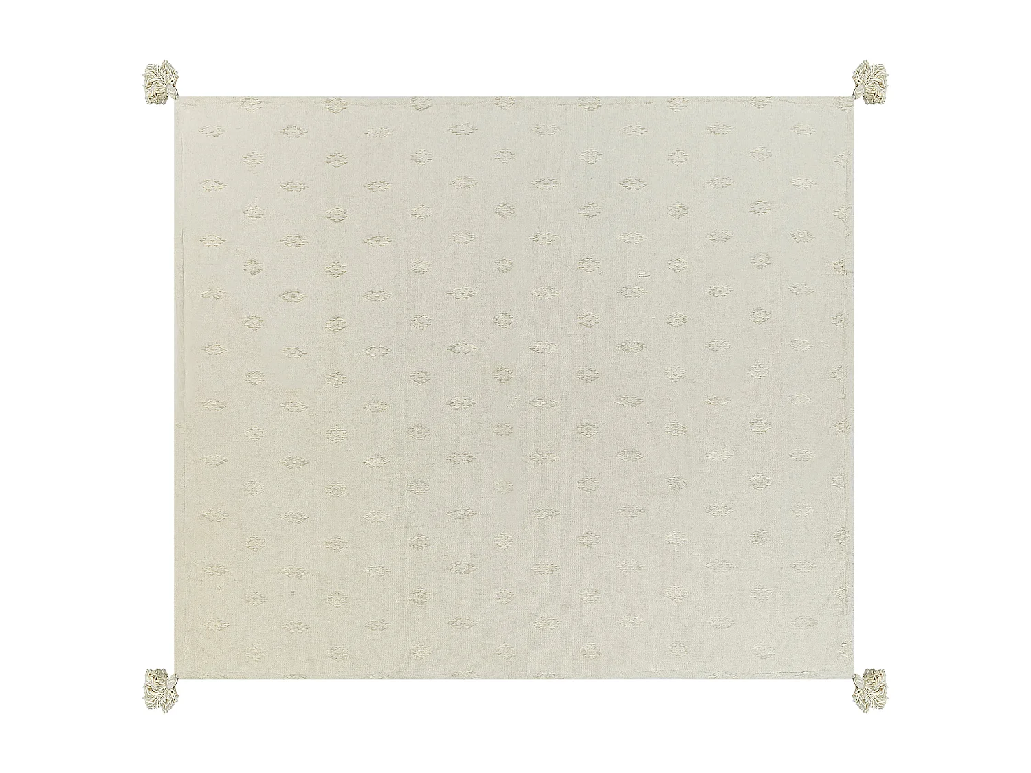 Couvre-lits KAZY Coton 200 x 220 cm Beige