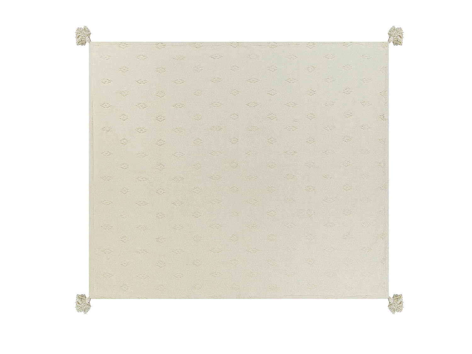Sprei KAZY Katoen 200 x 220 cm Beige