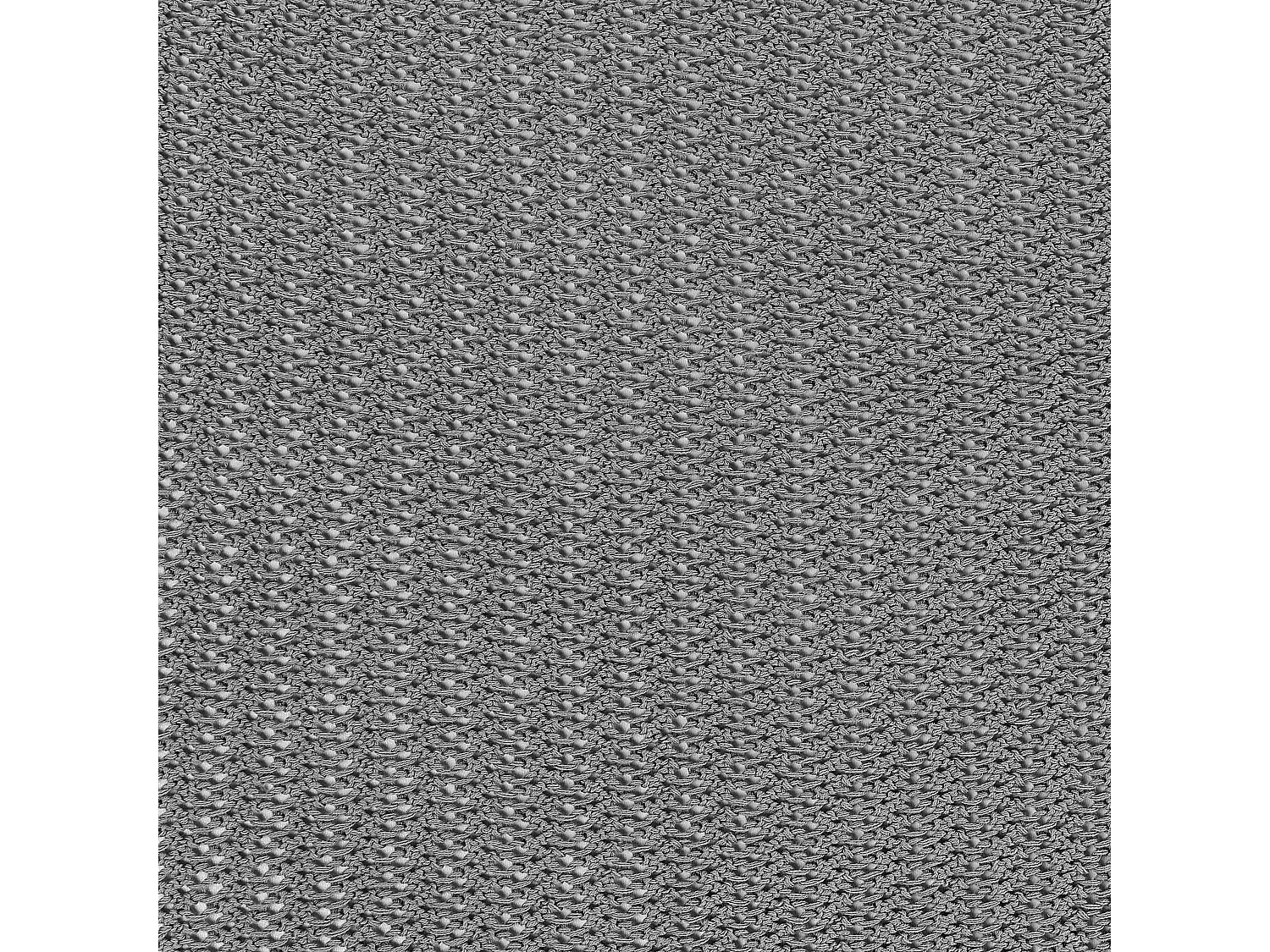 Decke Baumwolle grau 150 x 200 cm gestrickte Tagesdecke Ilen