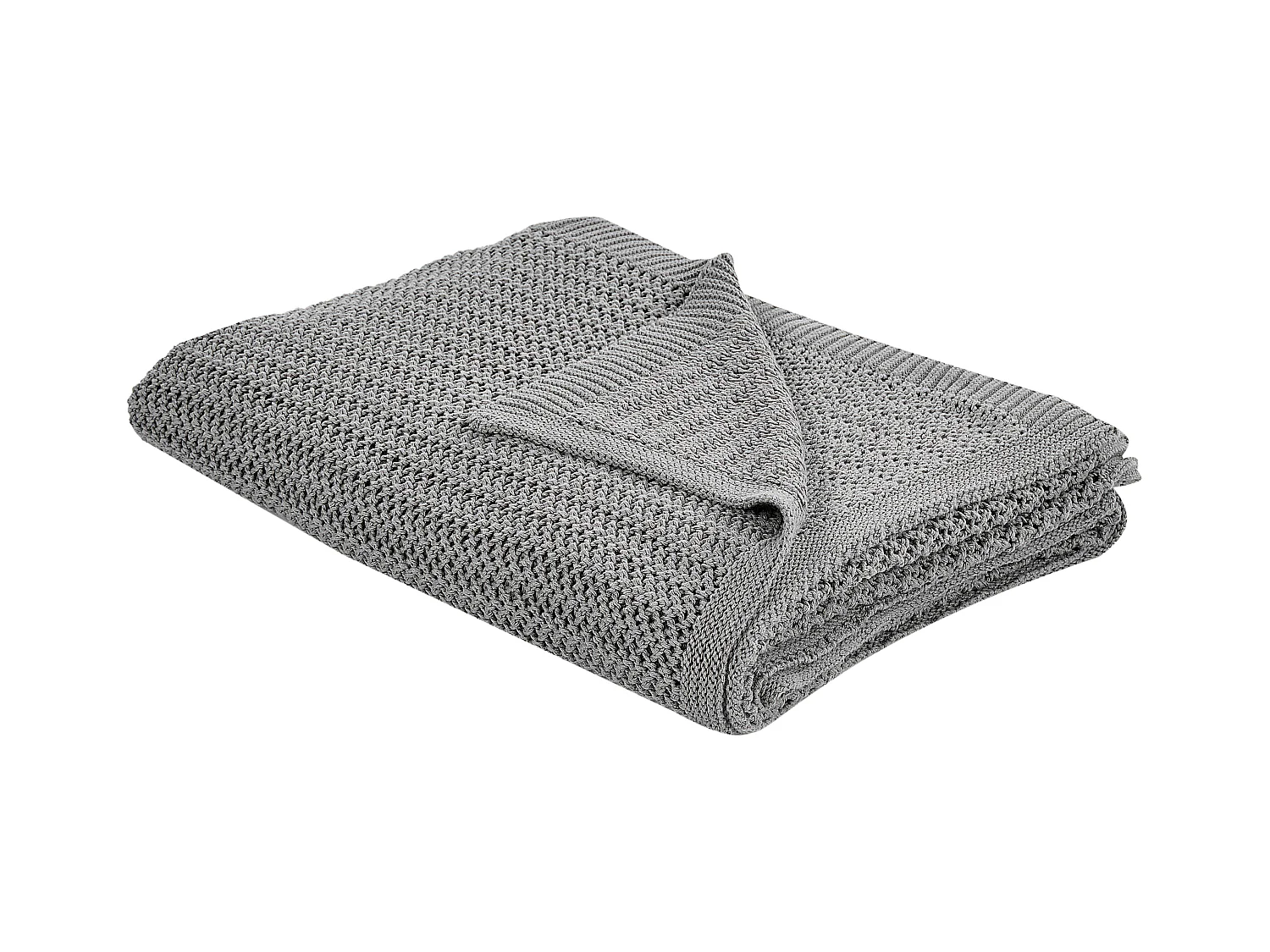 Couvre-lits ILEN Coton 150 x 200 cm Gris