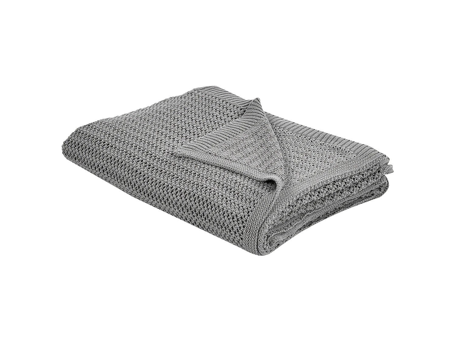 Bedspread ILEN Cotton 150 x 200 cm Grey