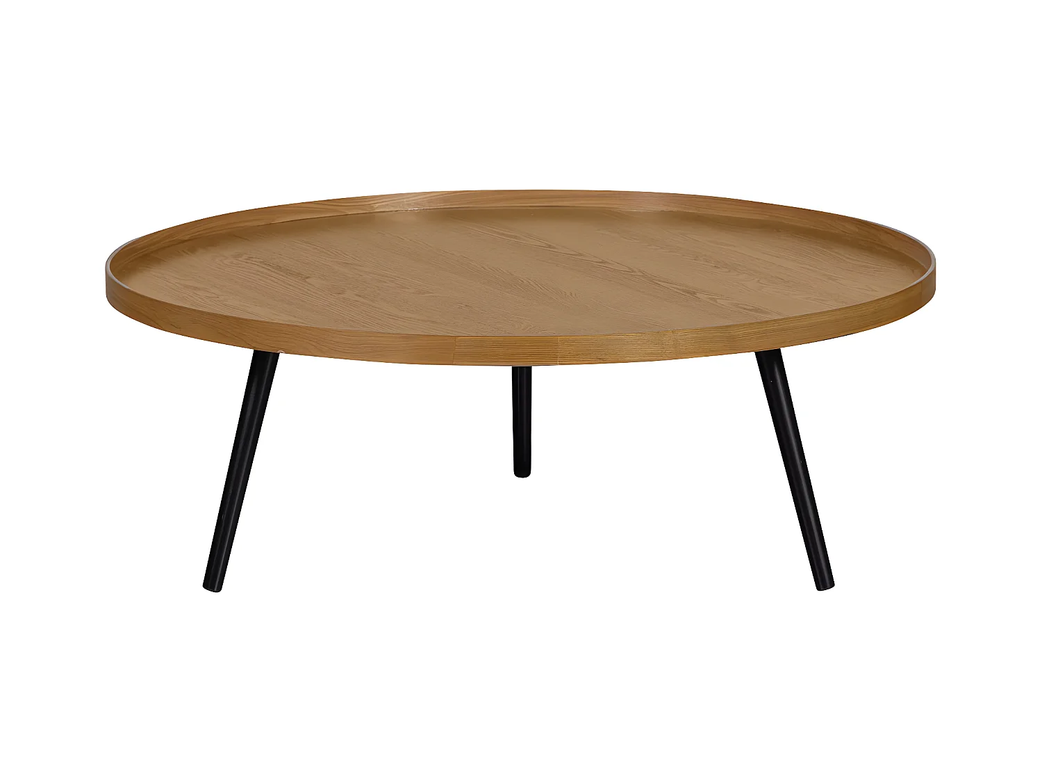 Mesa - Table basse ronde en bois ø100cm - Bois clair