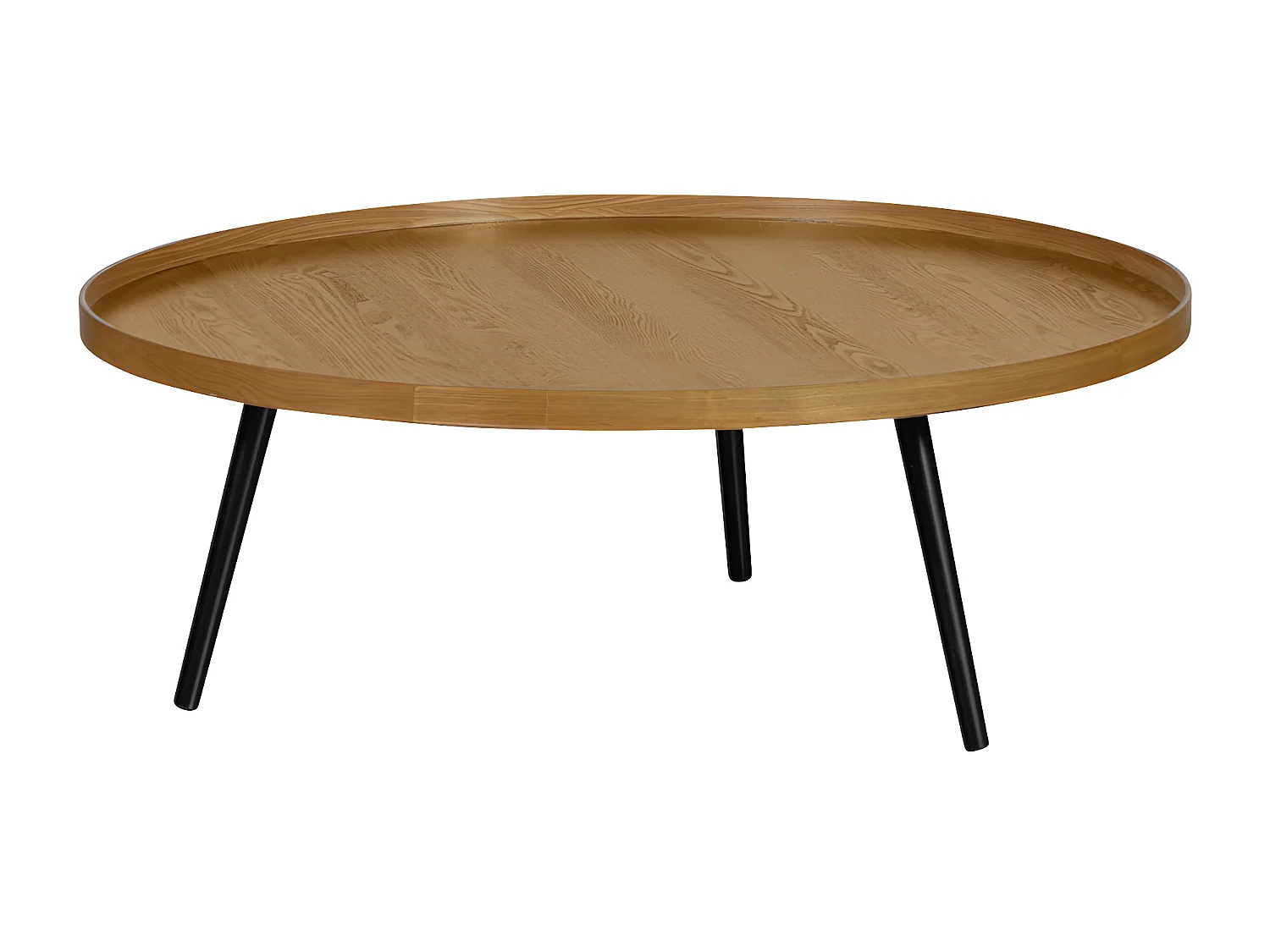 Mesa - Table basse ronde en bois ø100cm - Bois clair