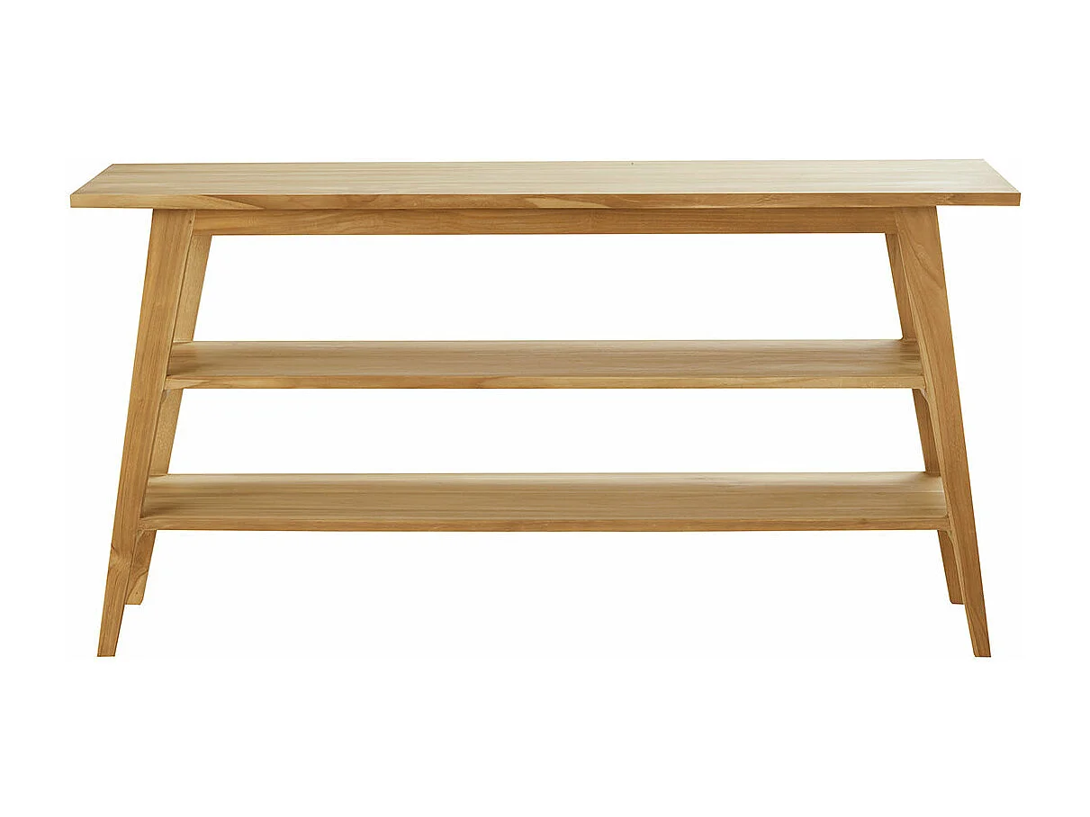 Mueble de baño de madera teca maciza de 160 cm