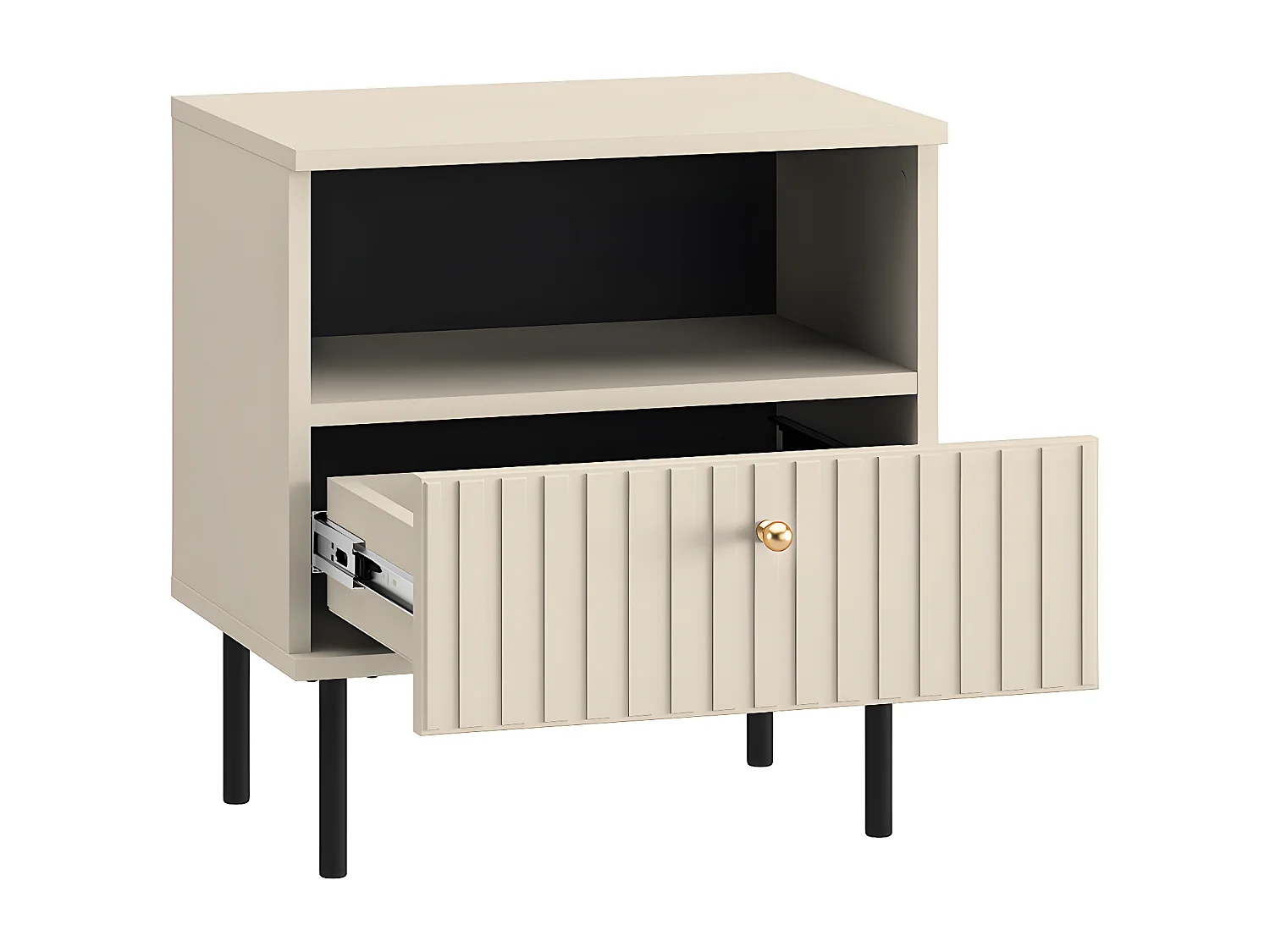 Chevet 1 tiroir Nova Cachemire