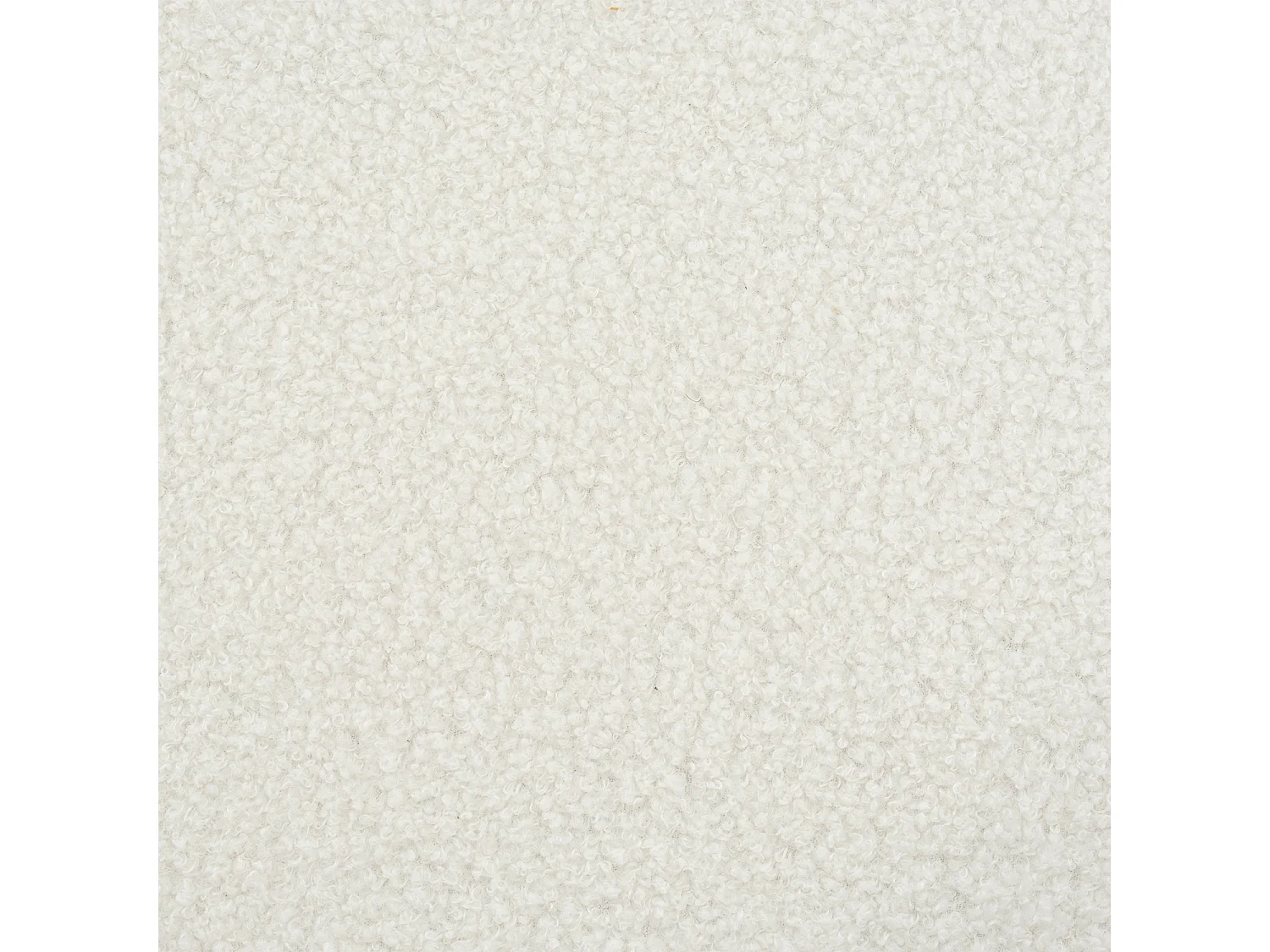 Banco, final de cama, madera de caucho y tejido borreguito blanco