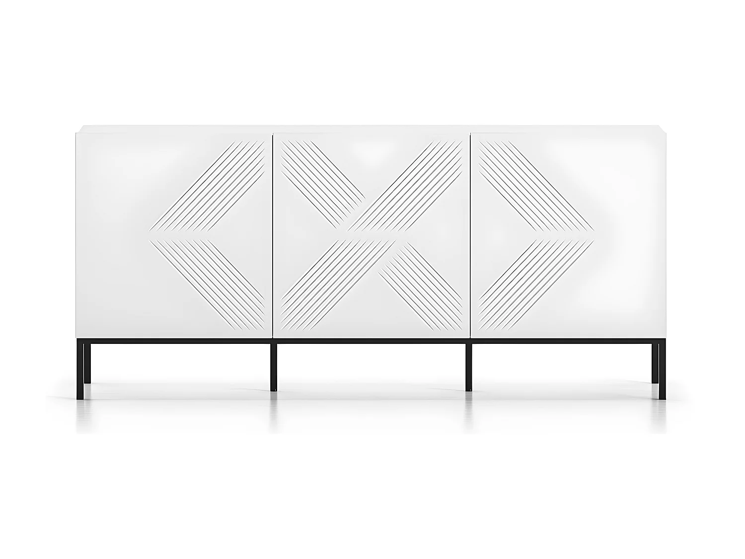 Buffet 3 portes Aura Blanc