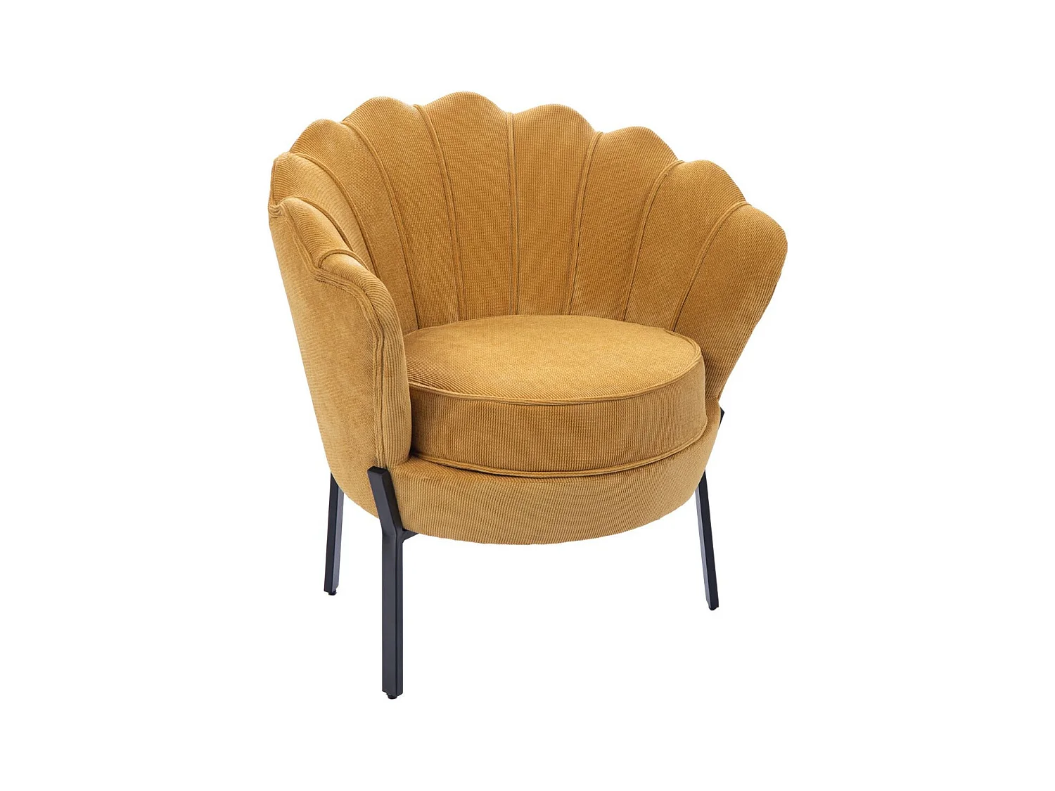 Fauteuil jaune Madeline