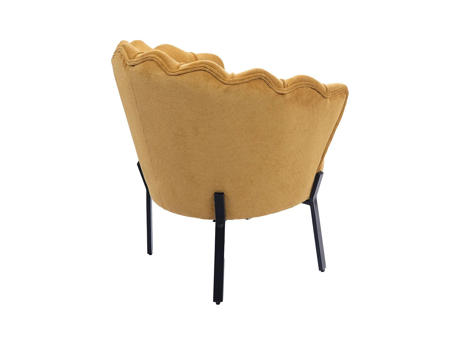 Fauteuil jaune Madeline