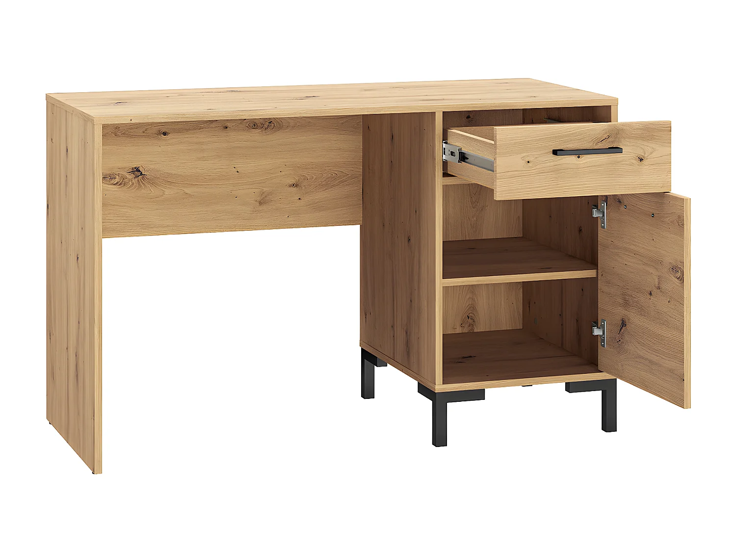 Bureau 1 porte 1 tiroir Liora Bois