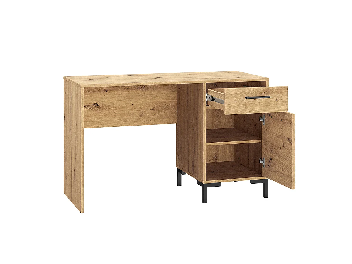 Liora Wood skrivebord med 1 dør og 1 skuffe