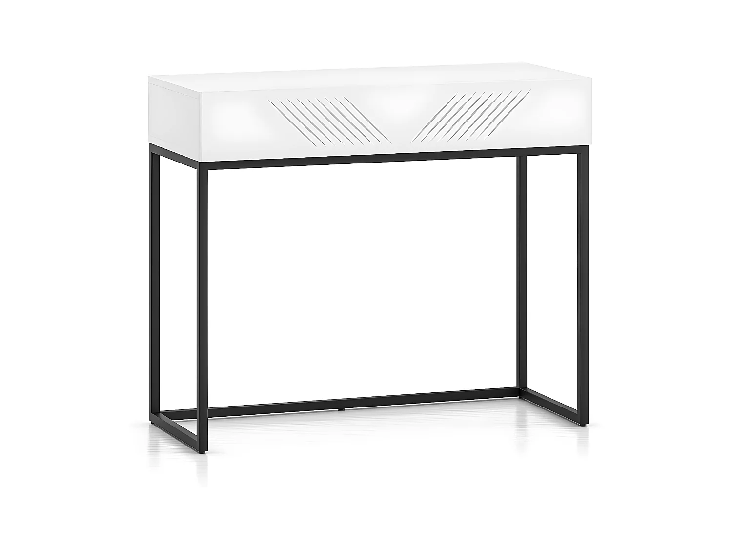 Console Coiffeuse 1 tiroir Aura Blanc