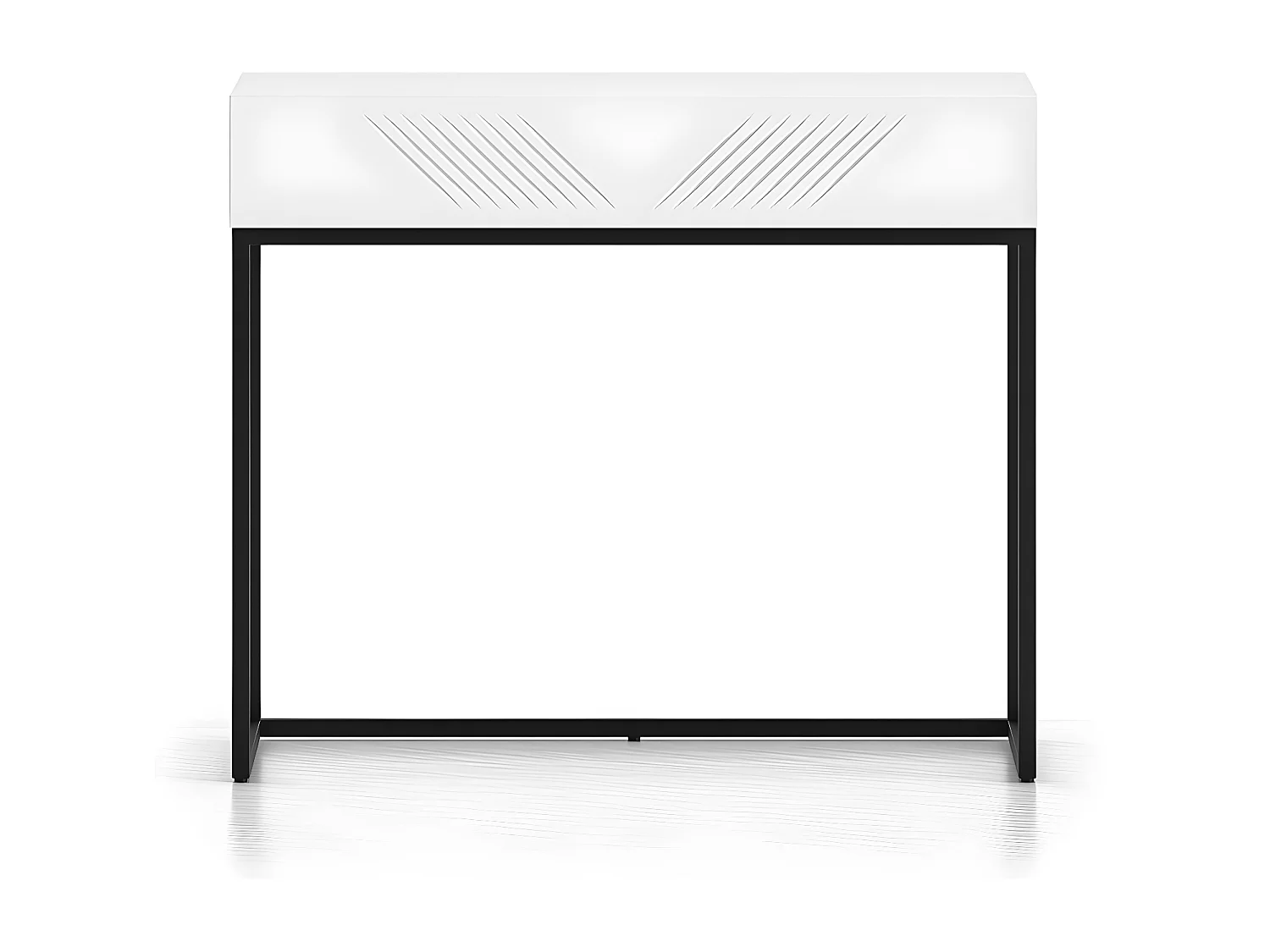 Consola 1 gaveta Aura branco 78cm