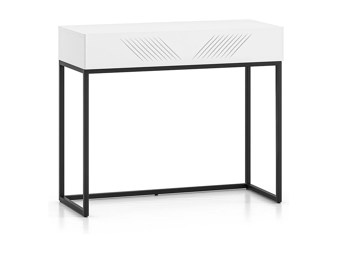 Console Coiffeuse 1 tiroir Aura Blanc