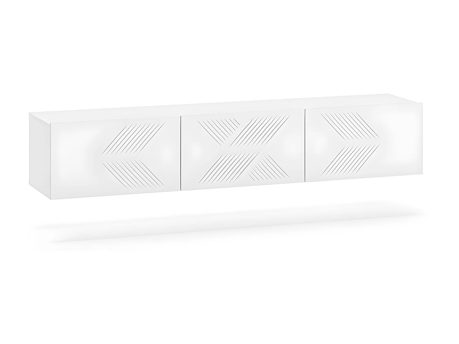 Móvel TV 3 portas Aura branco 170cm