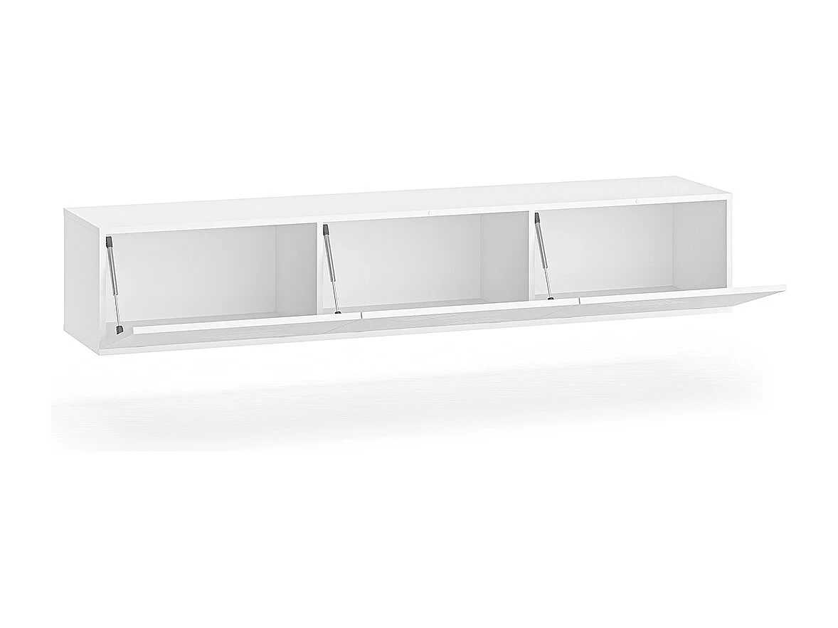 Aura 170 cm hvid 3-dørs væghængt tv-møbel