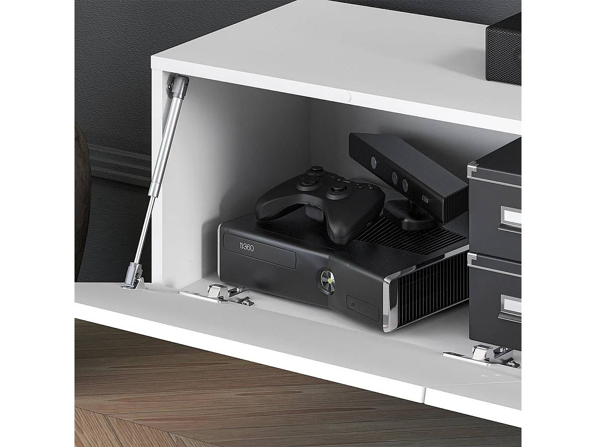 Mobile TV 3 ante Aura bianco 170cm