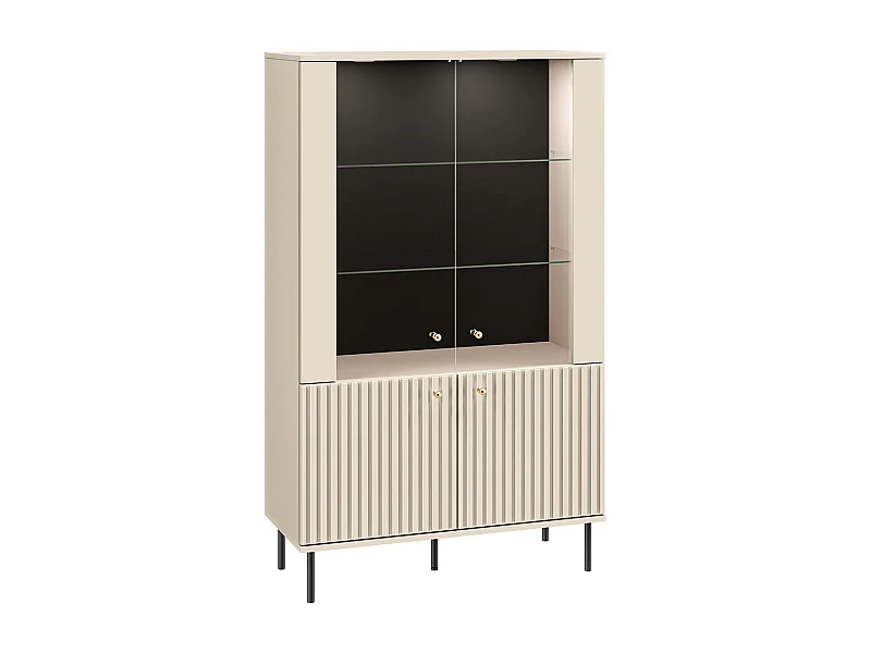 Nova Cashmere 4-deurs LED servieskast