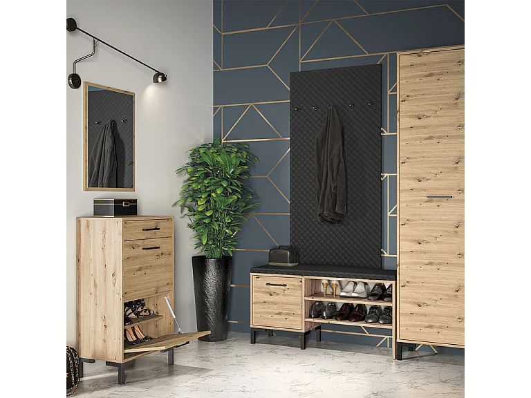 Sitzbank Schuhmöbel 1 Tür Liora Holz