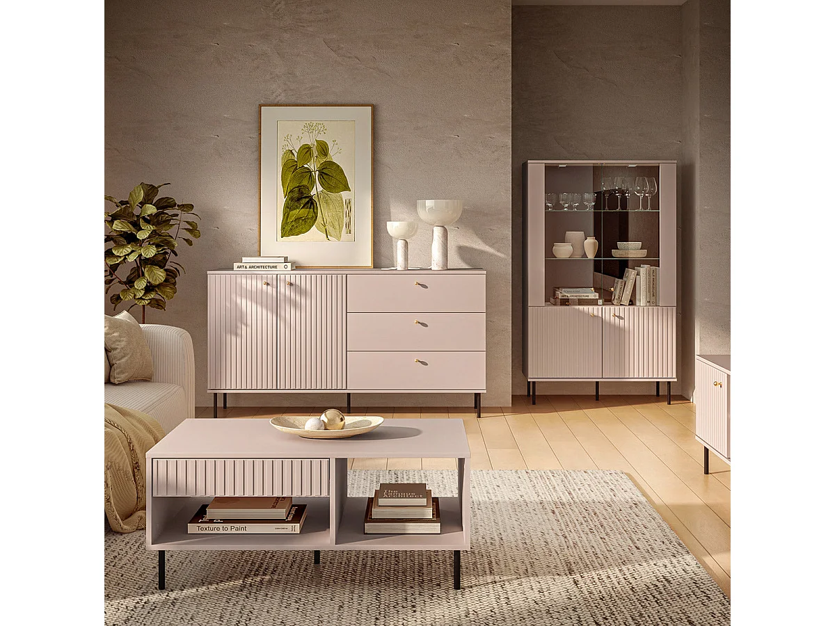 Nova Cachemire 1-drawer coffee table