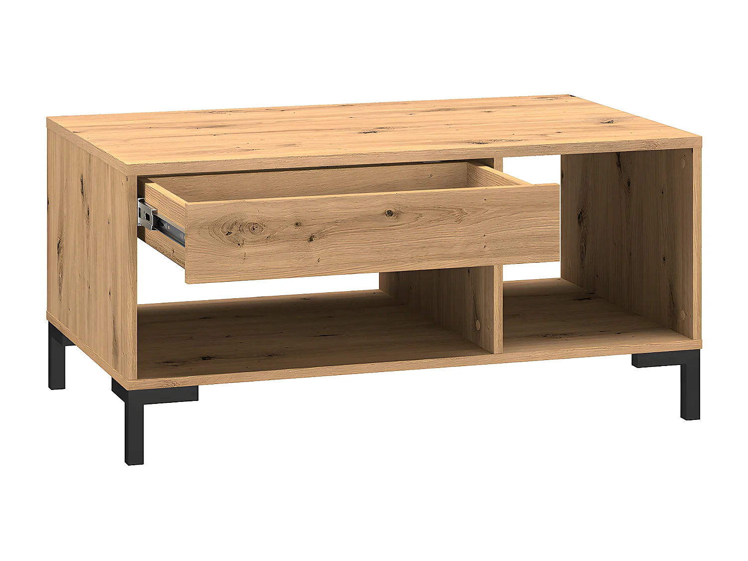 Table basse 1 tiroir Liora Bois
