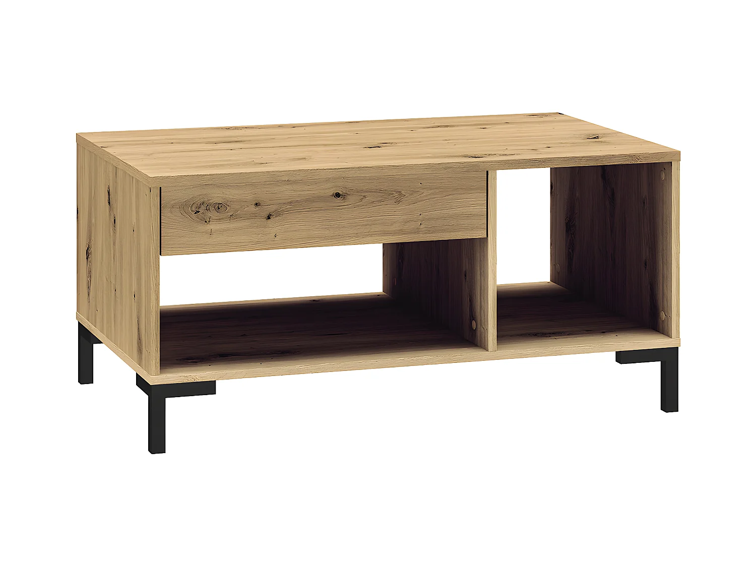 Table basse 1 tiroir Liora Bois