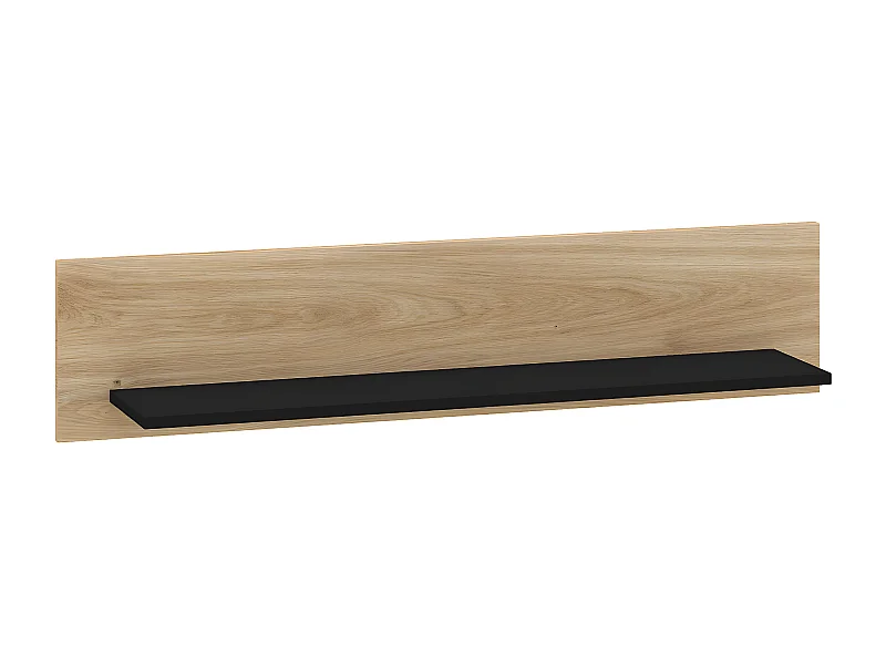 Elara Wandplank Hout en Zwart