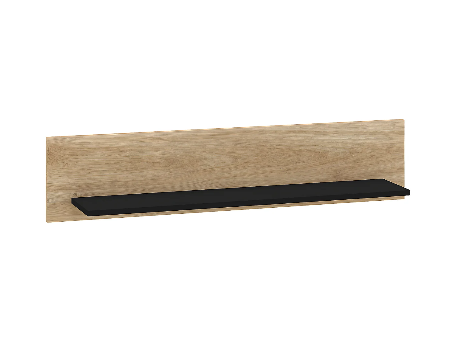 Étagère murale Elara Bois et Noir