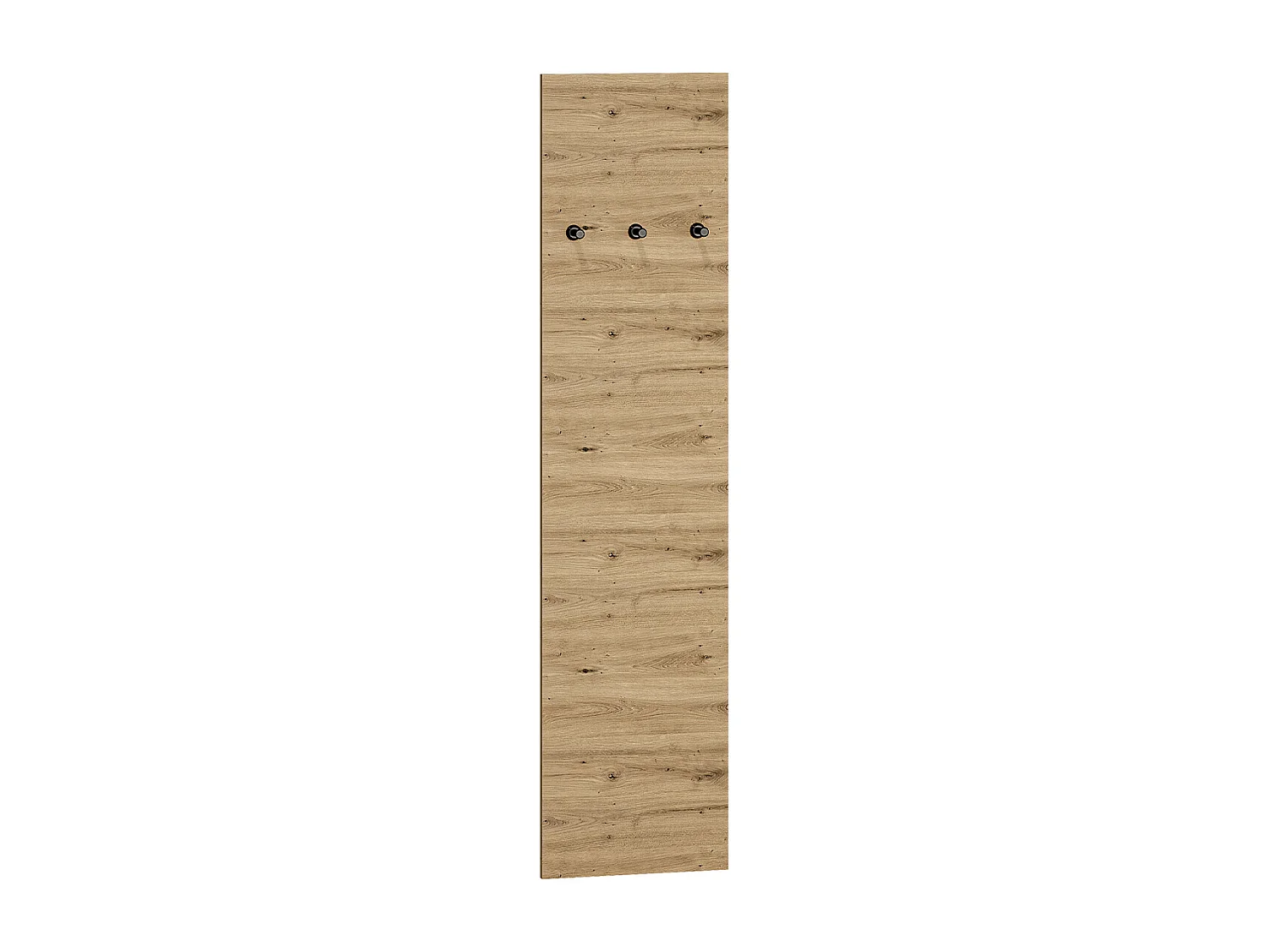Appendiabiti a muro con 3 pioli Liora Wood