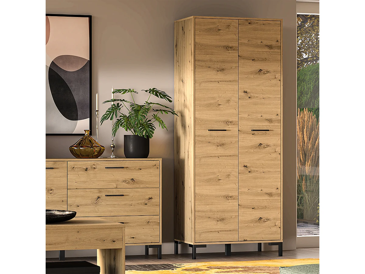Armoire 2 portes Liora Bois