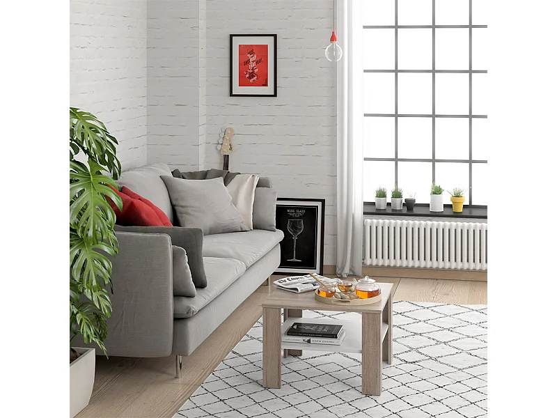 Salontafel sonoma 60x60x42 homer