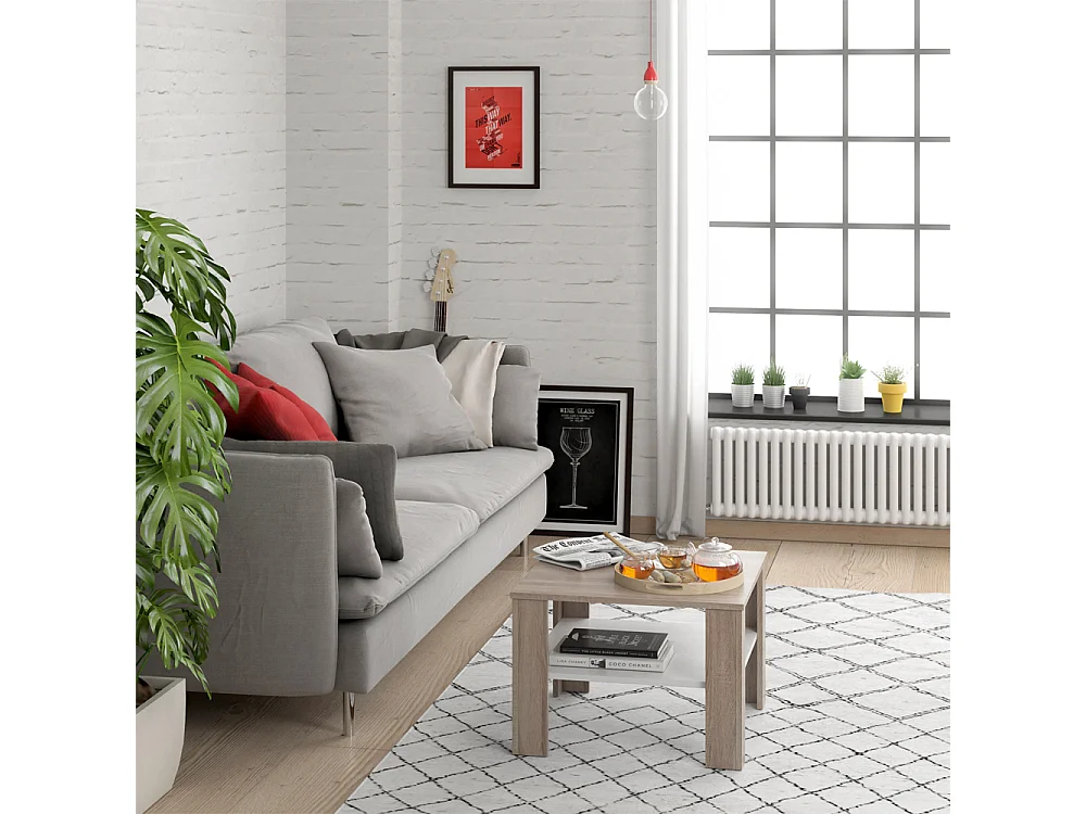 Salontafel sonoma 60x60x42 homer