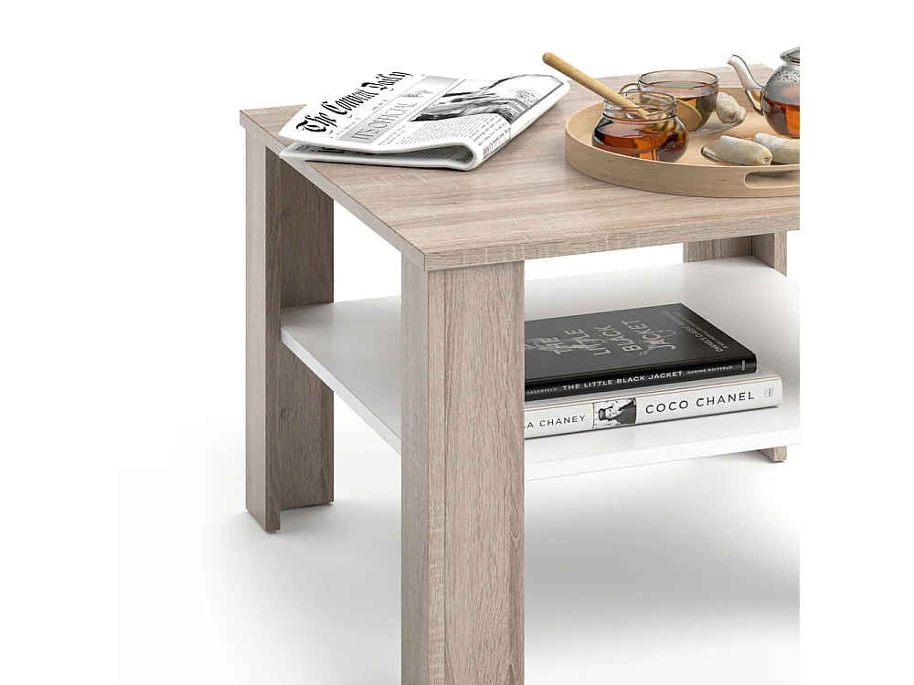 Table basse sonoma 60x60x42 homer