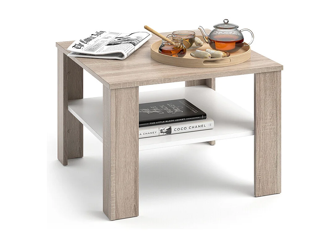 Table basse sonoma 60x60x42 homer