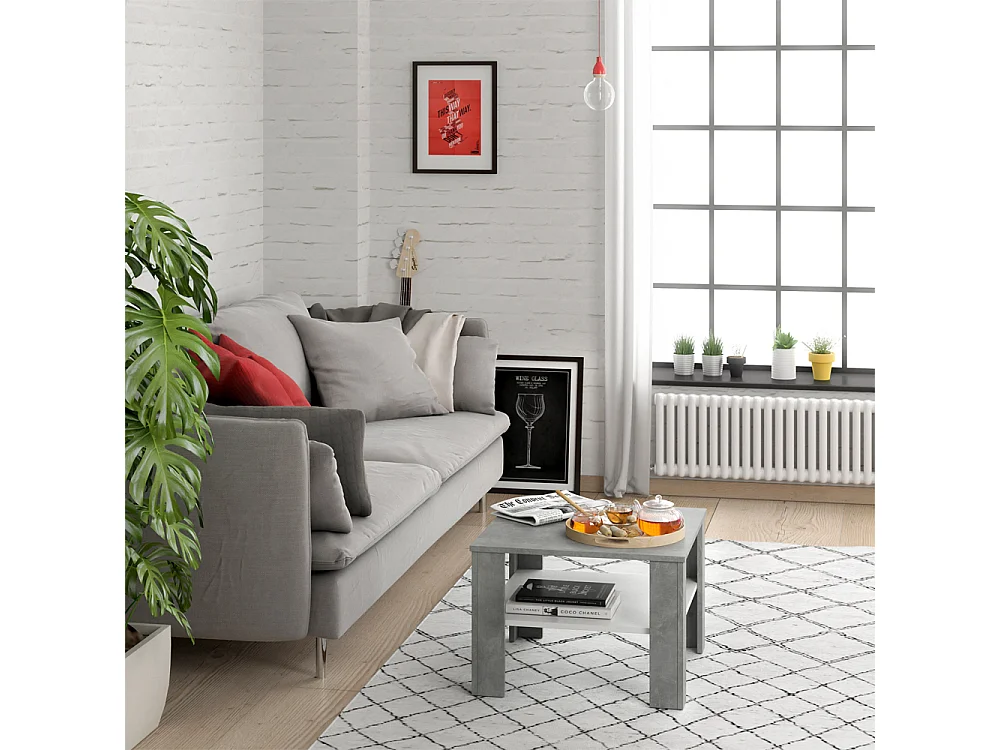 Table basse béton 60x60x42 homer