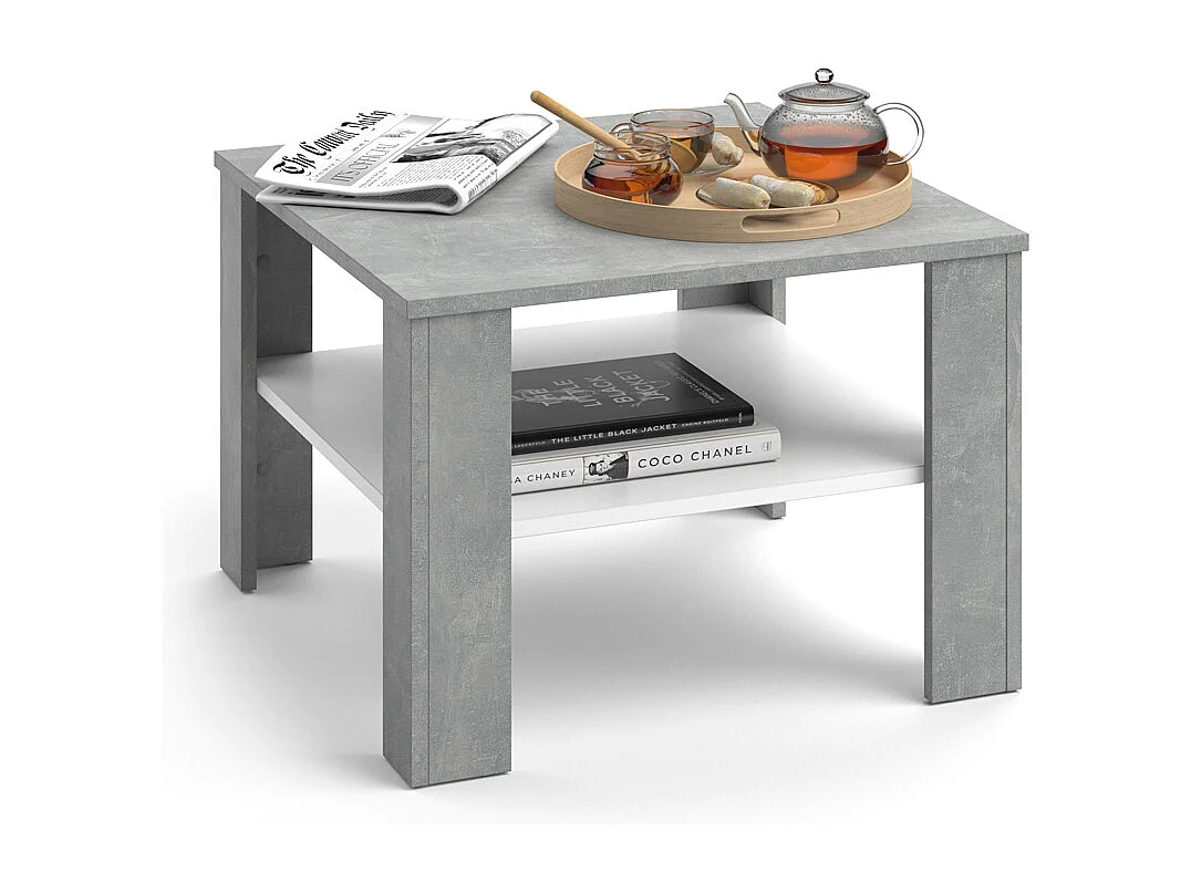 Table basse béton 60x60x42 homer