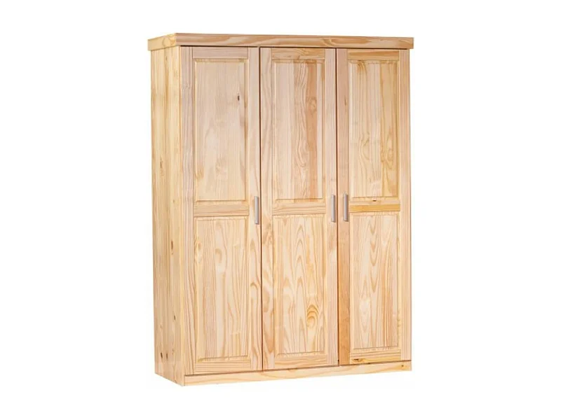 Armoire Bois 3 Portes "Angel" 190cm Naturel