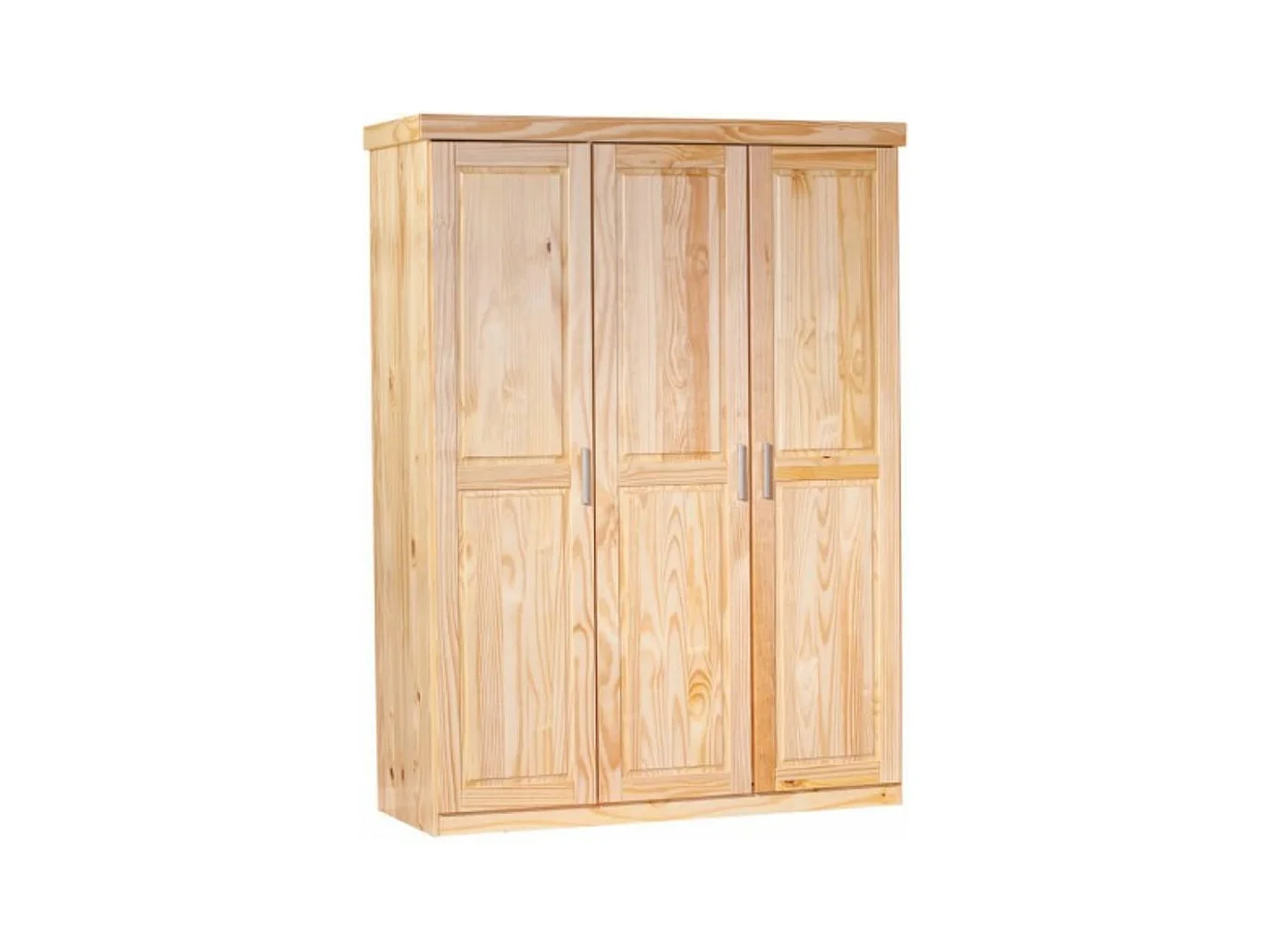 Armoire Bois 3 Portes "Angel" 190cm Naturel