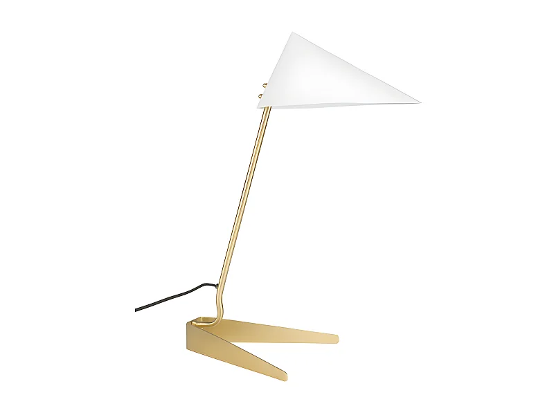 Lampe déco Lizzy, Métal, Blanc