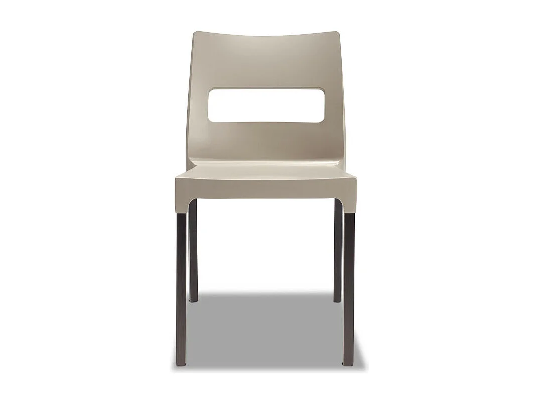 Lot 2 chaises NATURAL MAXI DIVA pieds bois