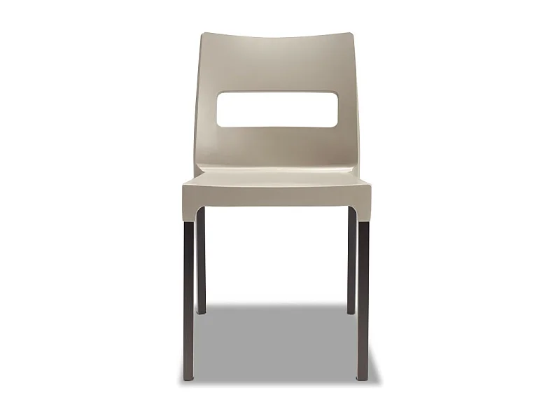 Lot 2 chaises NATURAL MAXI DIVA pieds bois