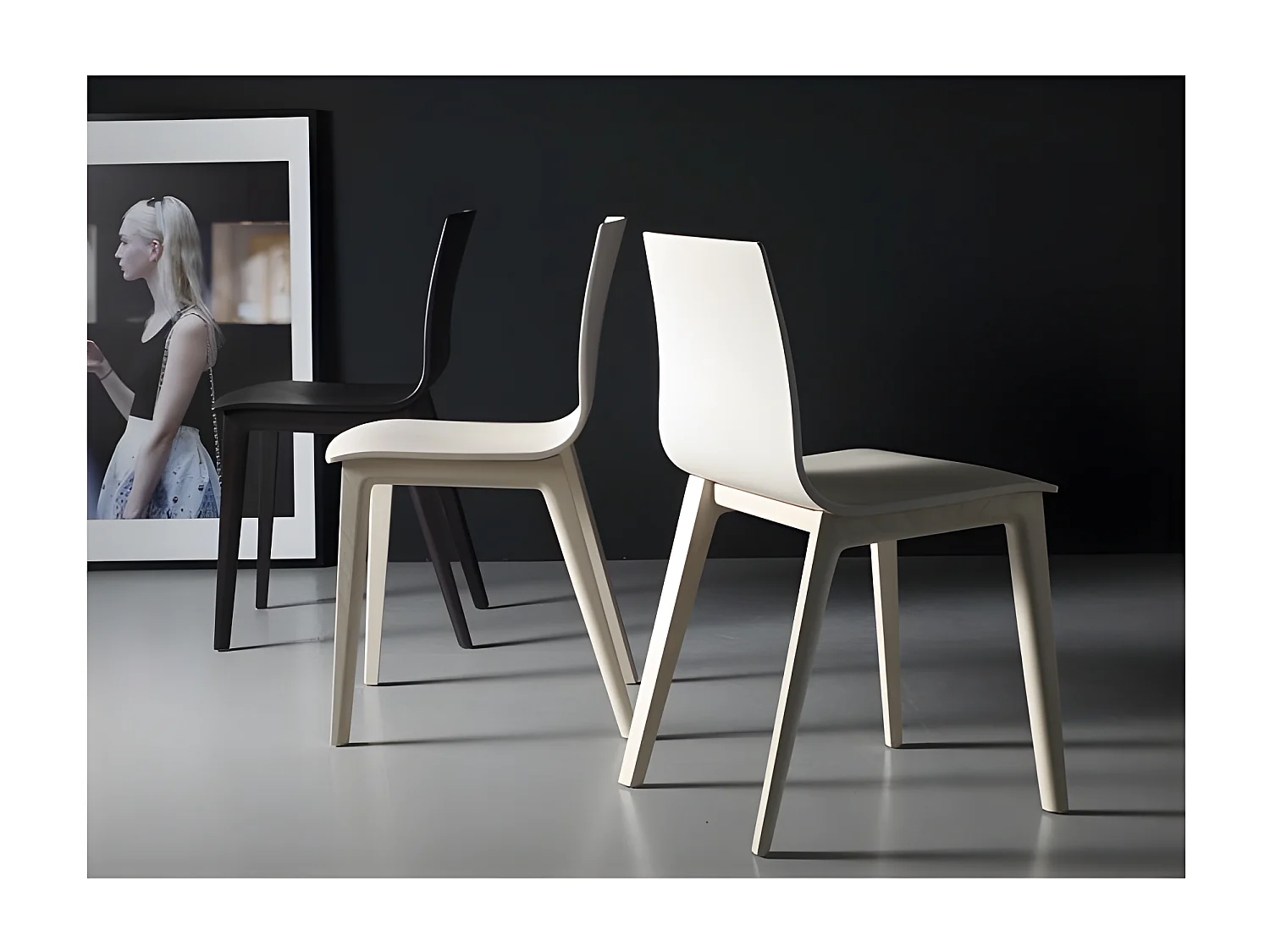 Chaise déco Smilla, Bois, Bois